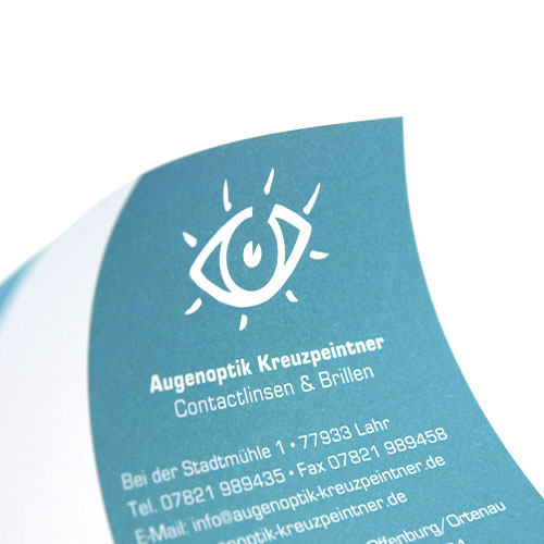 Augenoptik Kreuzpeintner Corporate Design Relaunch Briefkopf